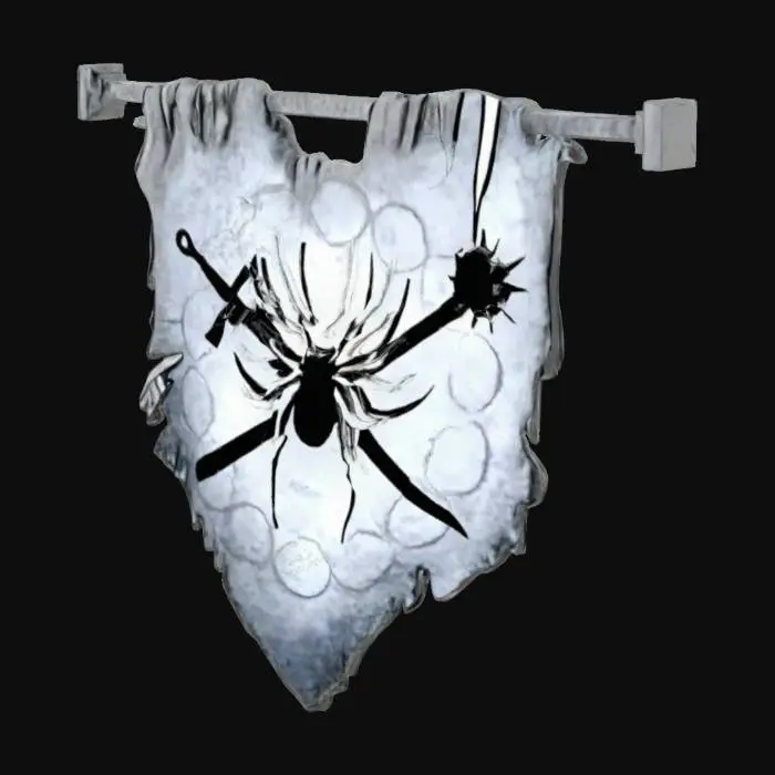3D model for Spider Emblem Banner