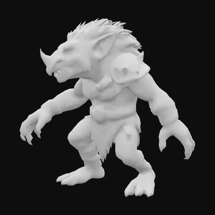3D model for Dekanter Goblin Warrior