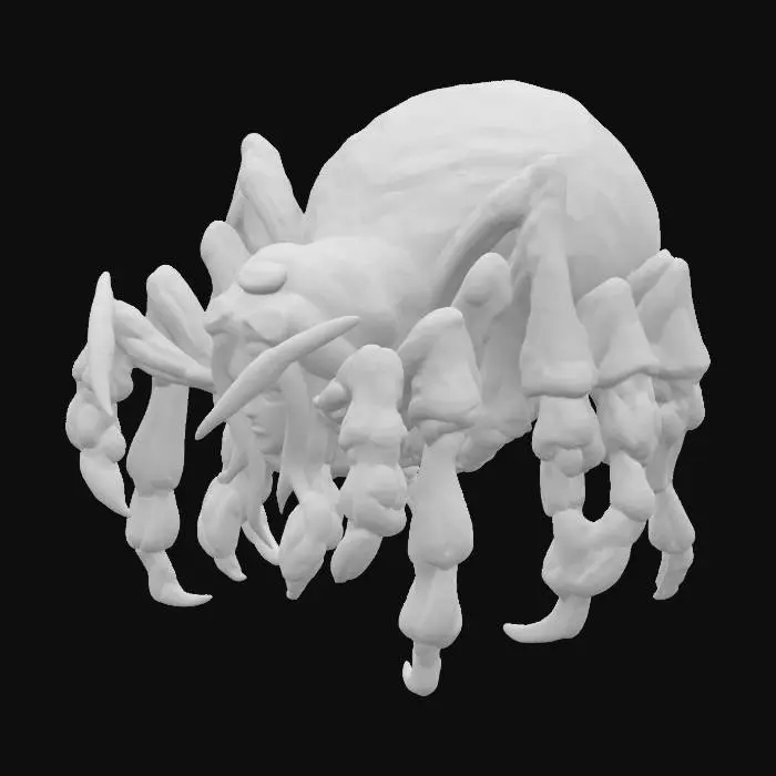 3D model for pink crystal statue