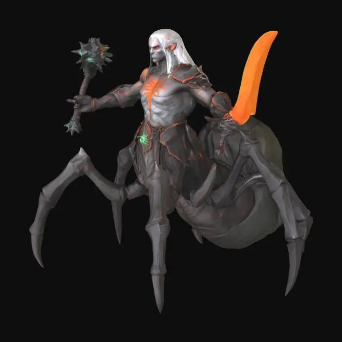 3D model for Arachnid Sorcerer
