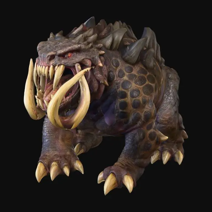 3D model for Beast of the Abyss