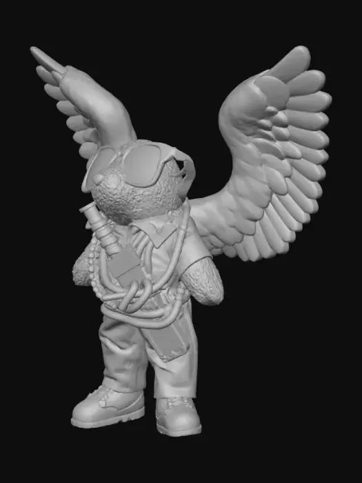 3D model for Angel Bear Rocker