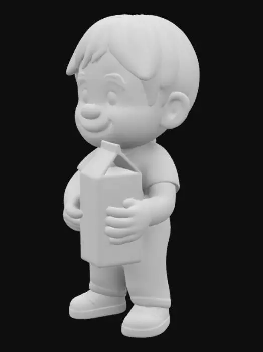 3D model for Milk Boy Sculpture