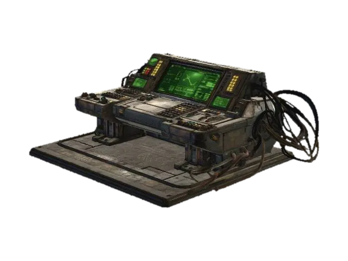 Nebula Operations Console - Control 3D model, vytvořený pomocí AI