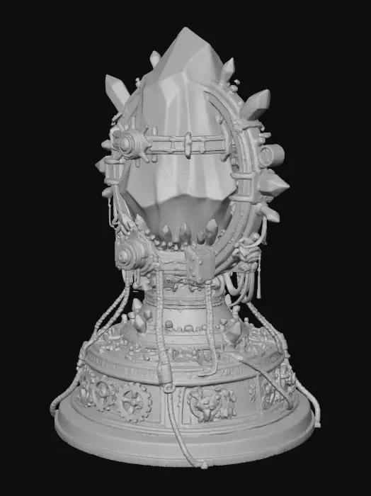 3D model for Crimson Nexus Engine