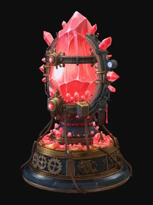 3D model for Crimson Nexus Engine