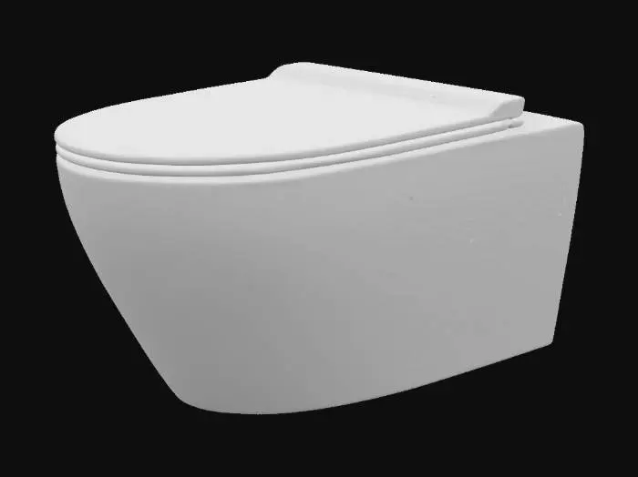 3D model for Modern Black Toilet