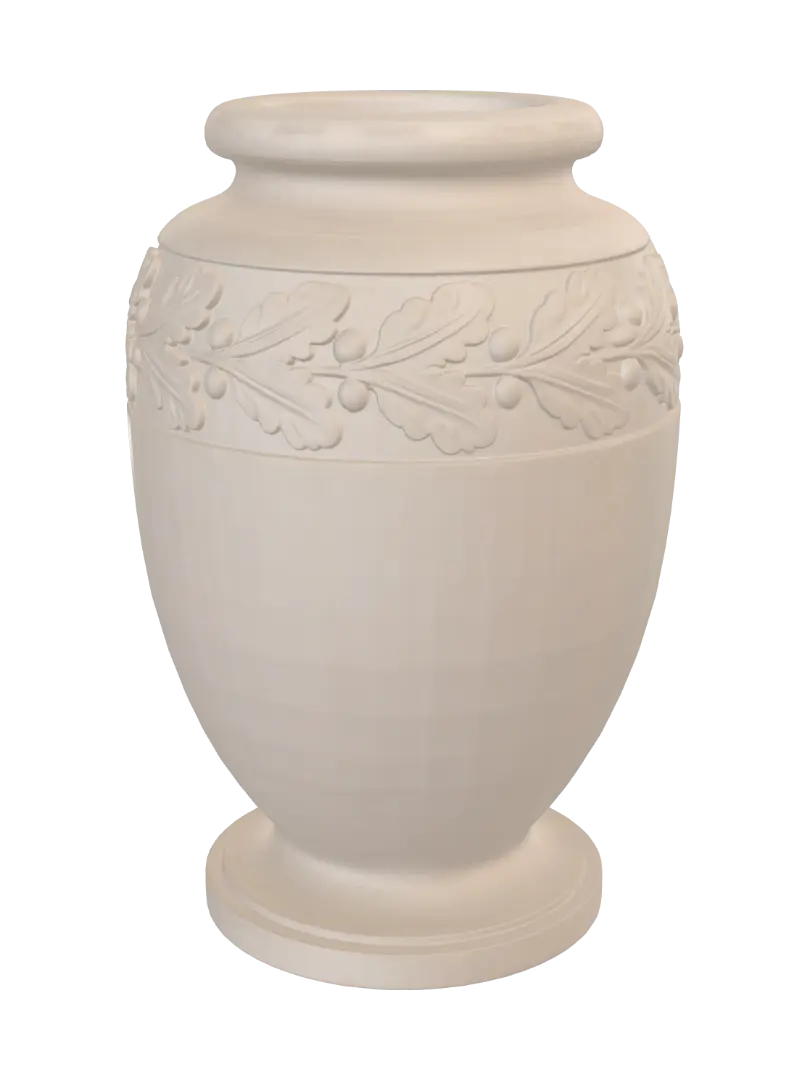 Wreath of Gratitude Vase - Urn 3D model, vytvořený pomocí AI
