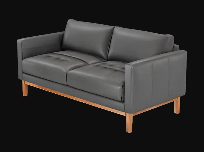 3D model for Modern Charcoal Sofa