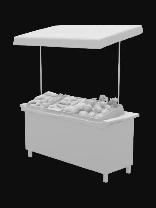 3D model for Farmer's Market Stand