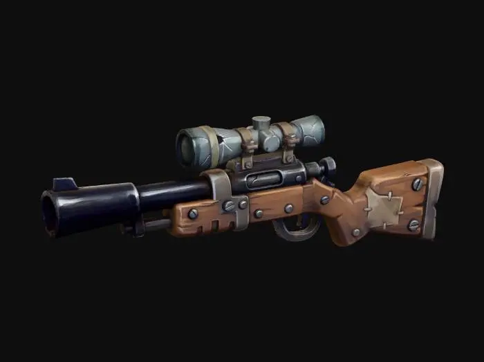 3D model for Ageworn Sniper Rifle