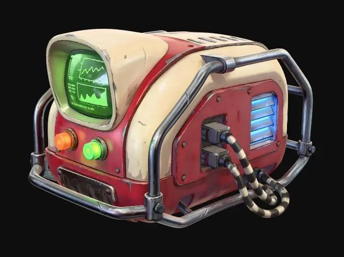 3D model for Rusty Relay Console