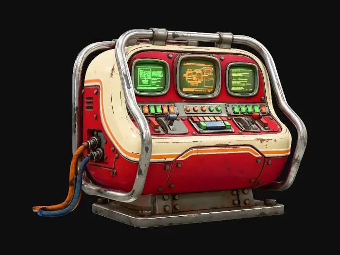 3D model for Rusty Control Console