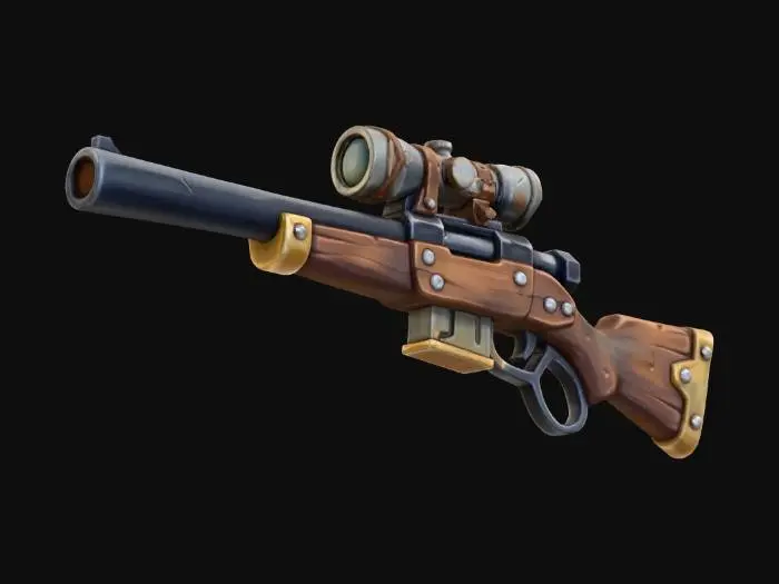 3D model for Brassbound Sniper Rifle