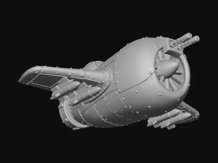 3D model for El Pirata Blanco