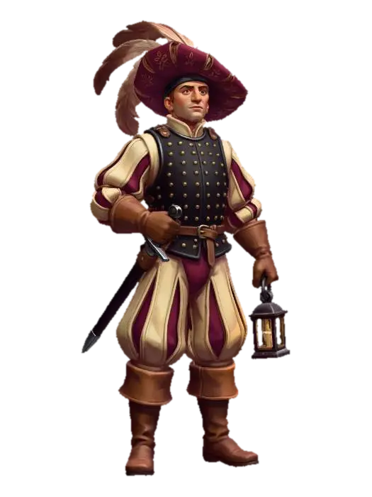 Lantern Bearer - Quest 3D model, vytvořený pomocí AI