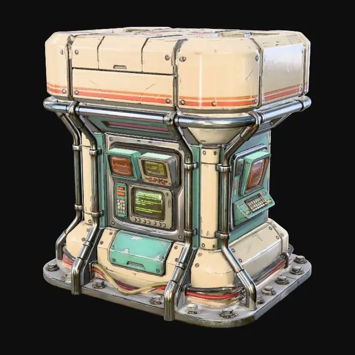 3D model for Data Pillar Wall