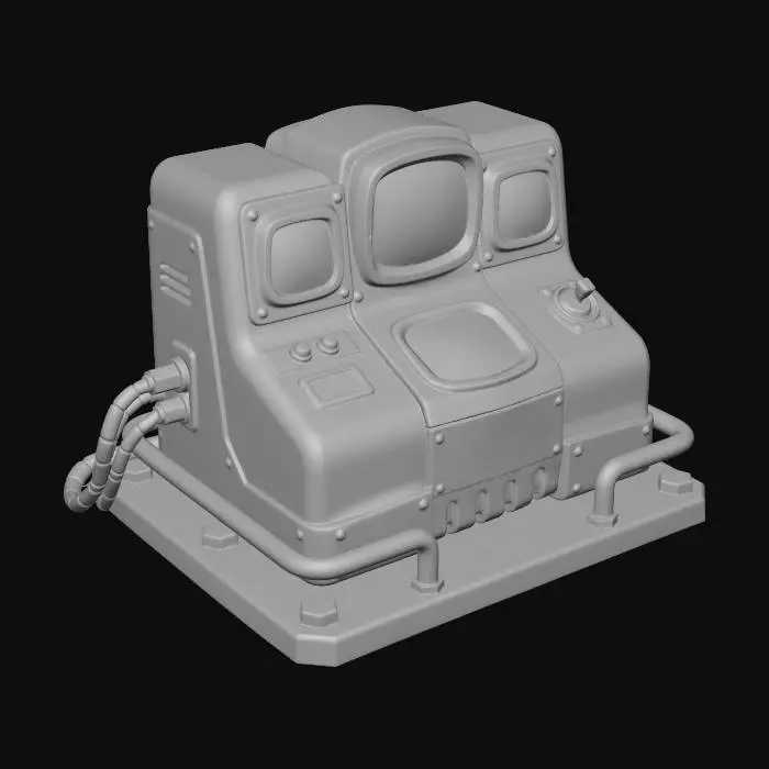 3D model for Command Console ZX9