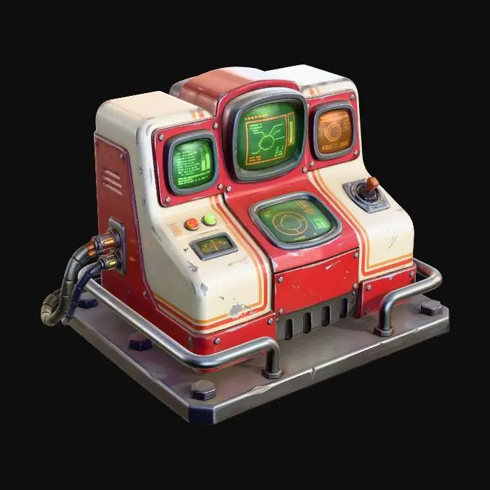 3D model for Command Console ZX9