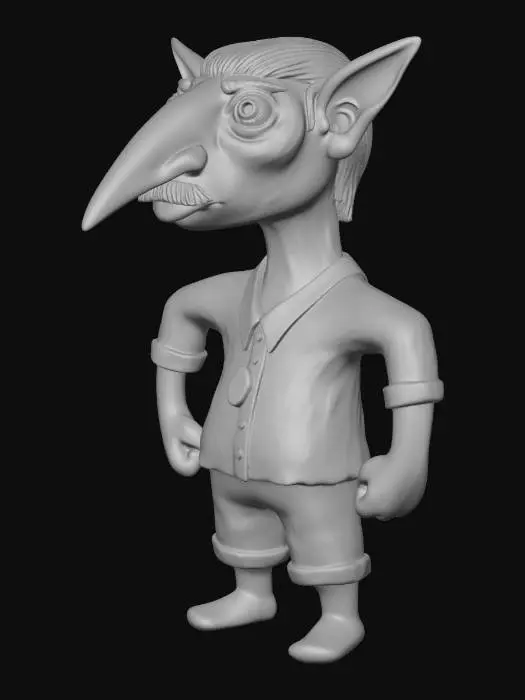 3D model for cartoon guy