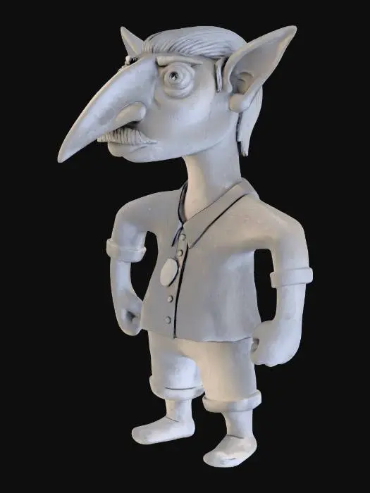3D model for cartoon guy