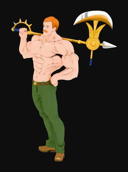 3D model for Warrior's Strength