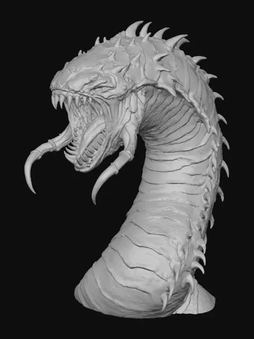3D model for Desert Leviathan