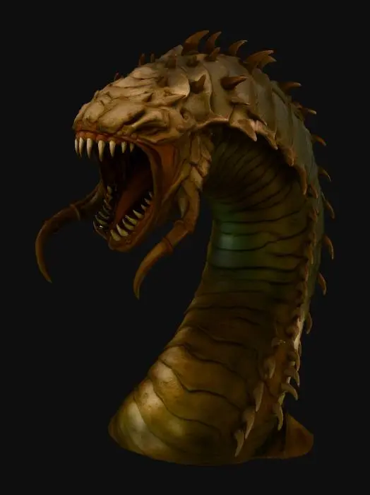 3D model for Desert Leviathan