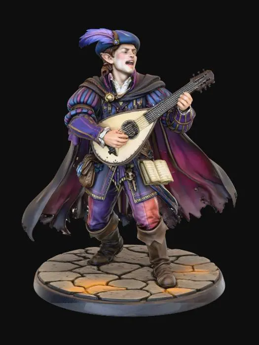 3D model for DnD_Bard