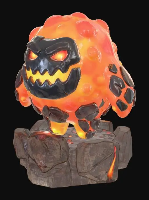 3D model for Molten Guardian