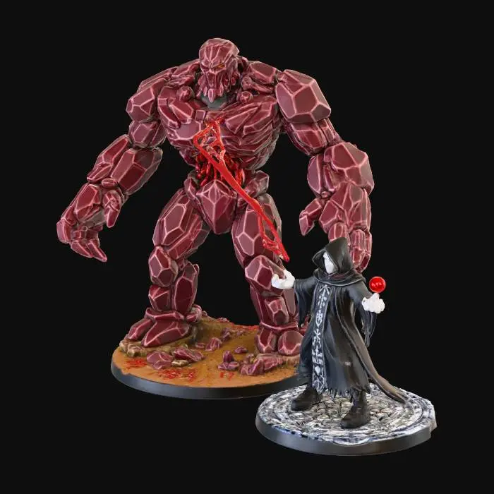 3D model for Mage and Golem Showdown