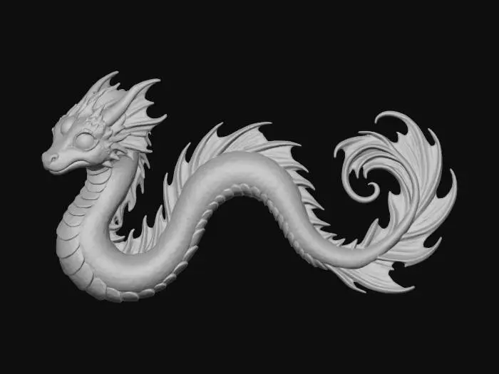 3D model for Celestial Serpent