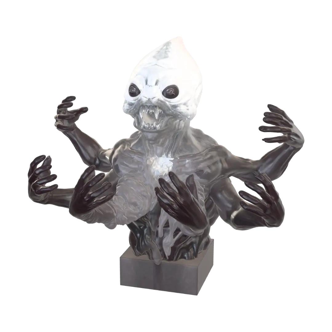 𝔔𝔲𝔢𝔱𝔷𝔞𝔩𝔠𝔬𝔞𝔱𝔩 𝔅𝔲𝔰𝔱 - Overlord 3D model, vytvořený pomocí AI