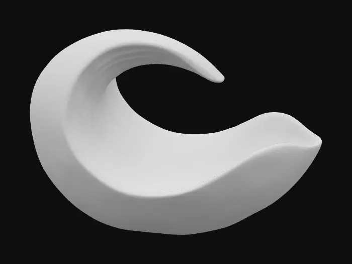3D model for Ocean Wave Sculpture