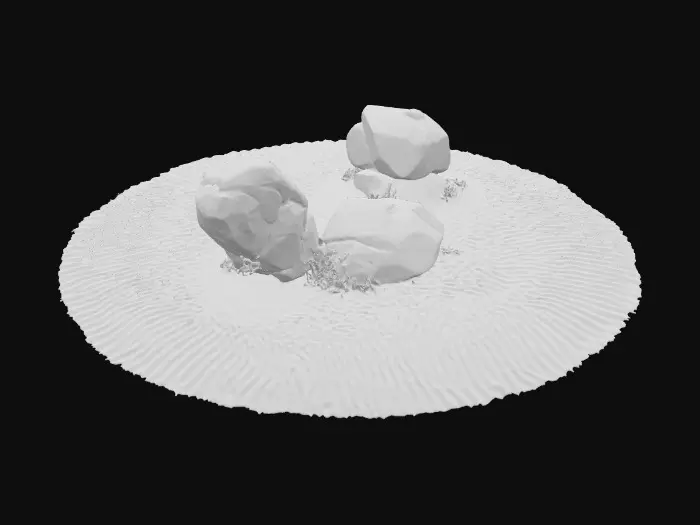 3D model for Desert Serenity