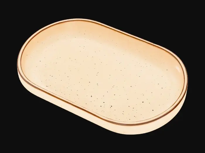 3D model for Ceramic Dish Elegance