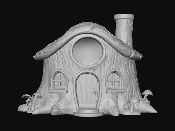 3D model for Whimsical Toadstool Cottage