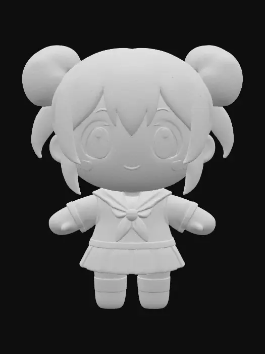3D model for Anime Plush Doll
