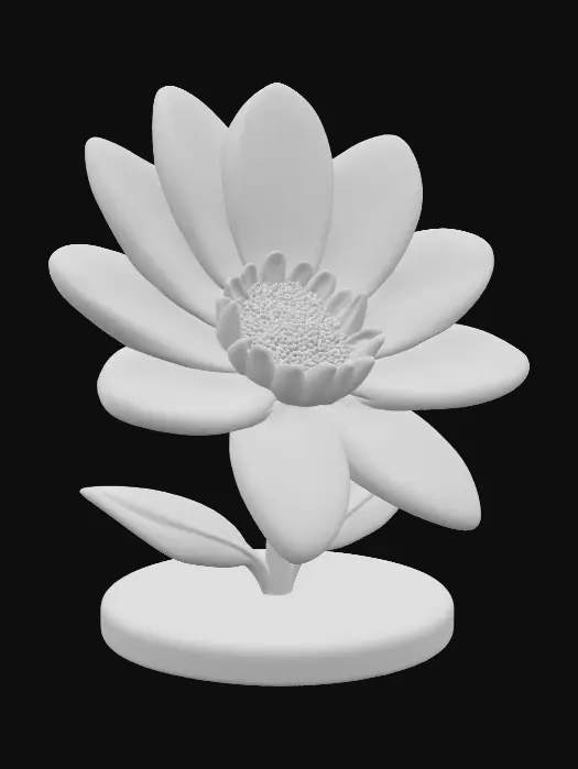 3D model for Golden Blossom