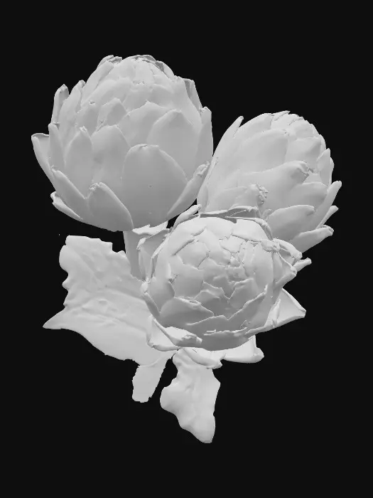 3D model for Artichoke Trio