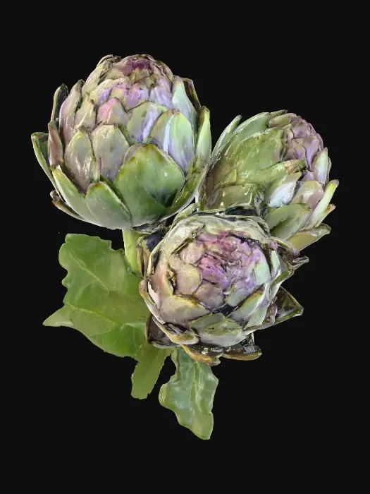 3D model for Artichoke Trio