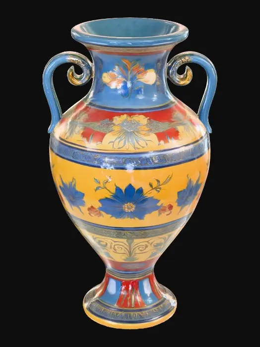 3D model for Floral Elegance Vase