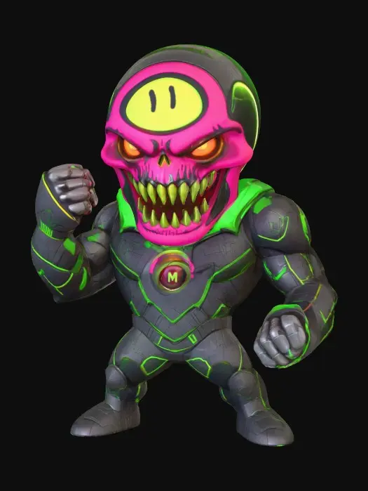 3D model for Meshy Monster, #villain#