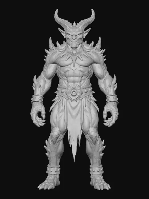 3D model for Infernal Guardian