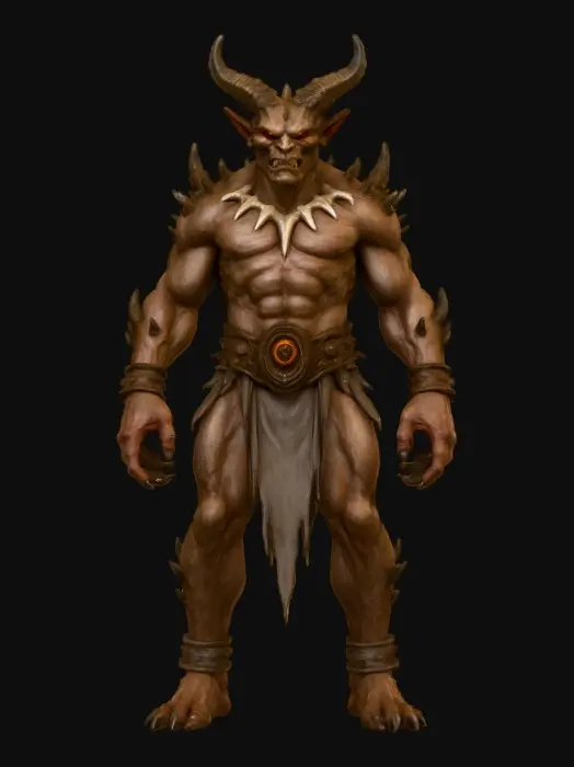 3D model for Infernal Guardian