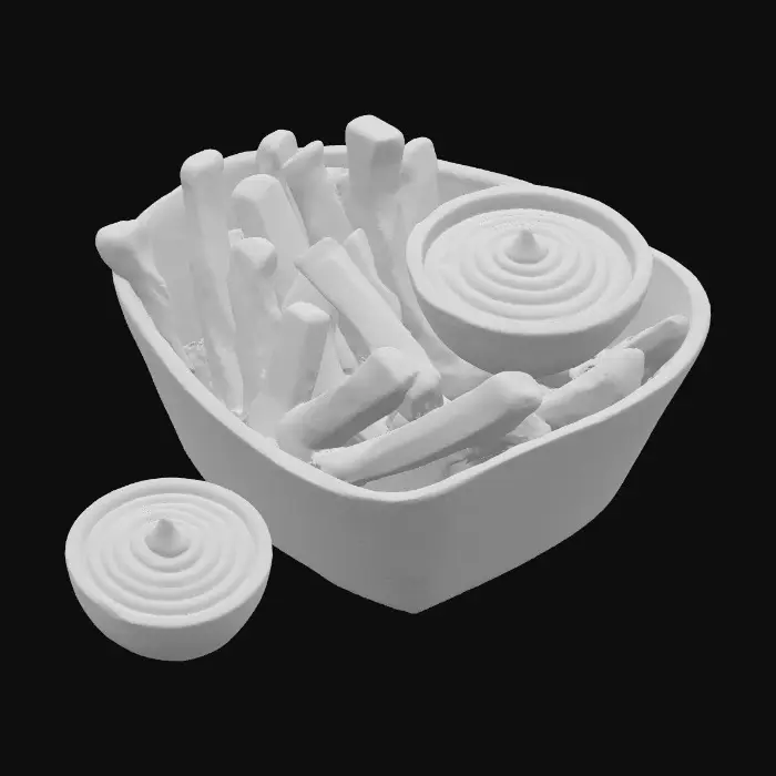 3D model for Fries Delight