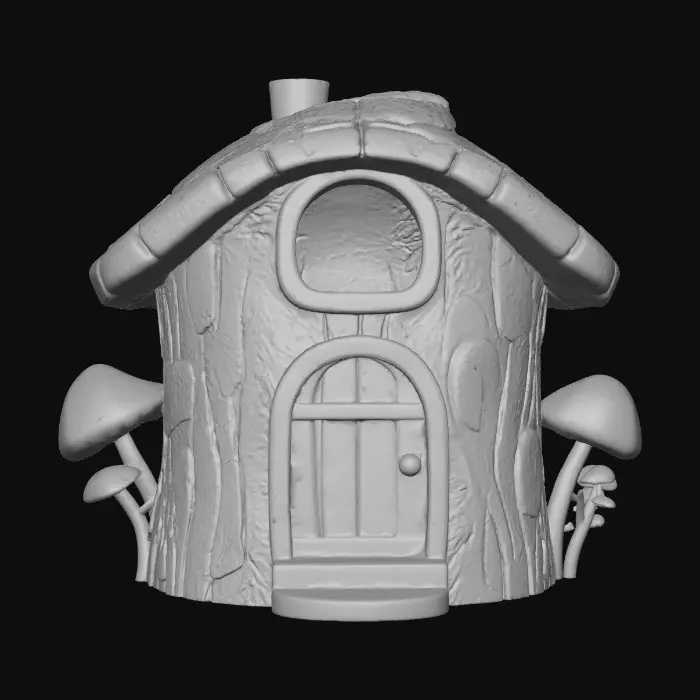 3D model for Whimsical Toadstool Cottage