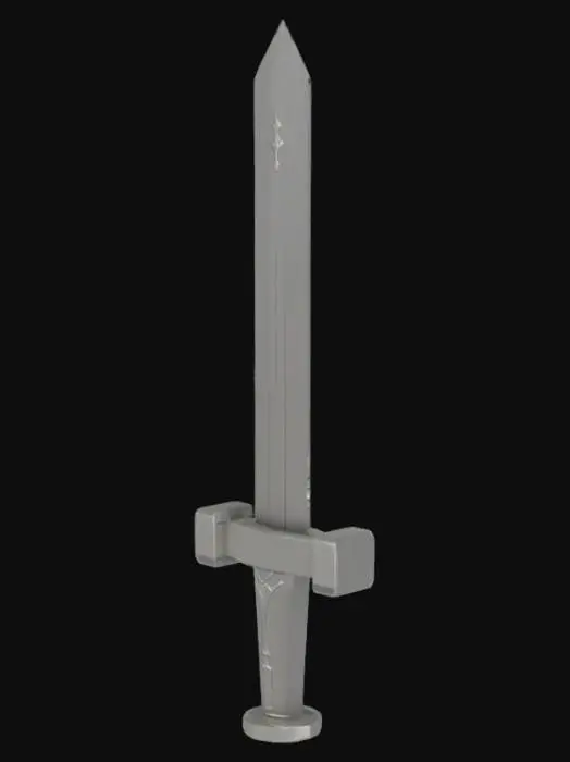 3D model for Blender Sword Model