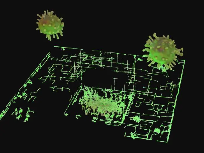 3D model for "field identity" light spectrum scope frequency cells magnetic fields advanced_materials_visualization 4d ghassian splatting solid light photonic crystalline diamond of memory physical sound of light