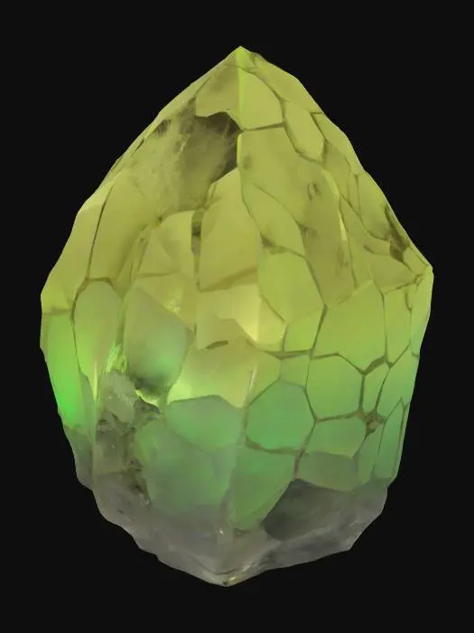 3D model for  "field identity"  molecular location tuning crystal light memory 5d quartz crystal with light information conciousness 